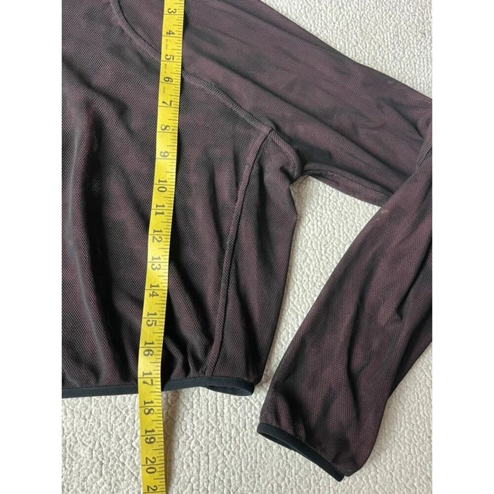 Lululemon Reversible Mesh 1/2 Zip Crop Jacket Womens M / L - Picture 5 of 6